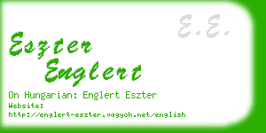 eszter englert business card